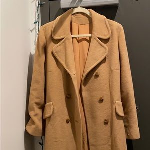 100% Camel Hair Coat Size Medium/Large